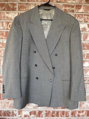 Chaqueta Hombre Rue Royal By Nino Cerruti Lana 52 (Ver Etiqueta) Doble Pecho Sin Ventilación Foto 1 de 4