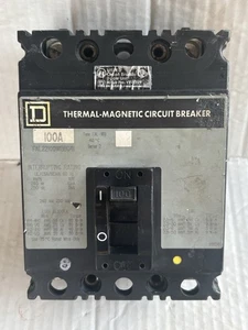 Disyuntor magnético térmico Square D 100 Amp FAL22100WB8041 / 2 polos  - Imagen 1 de 9