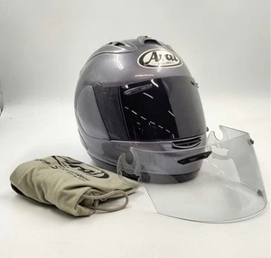 Arai Full face helmet RX7 RR5 Size:L Color:Platinum Gray From Japan Free Ship - Picture 1 of 11