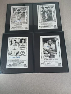 Cherry Hill Mall Negro League Baseball Star Signed Photo Lot (4) Jim Zapp & More - Picture 1 of 5
