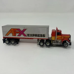 Semirremolque Aurora AFX Peterbilt vintage años 70 cabina y remolque AFX Express ¡coche ranurado! - Imagen 1 de 12