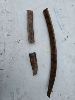 2008-2012 Honda Accord Dash Woodgrain Trim Bezel Set 3 pcs Factory OEM LHD Only2 - Image 1 of 2