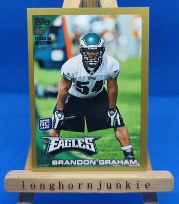 2010 Topps Gold /2010 Brandon Graham RC rookie card Philadelphia Eagles SBMVP - Image 1 of 2