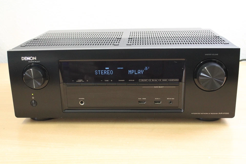 Denon AVR-X1000 5.1 Surround 5 x 145 Watt AV Receiver Internet Radio HDMI + FB - Bild 1 von 4