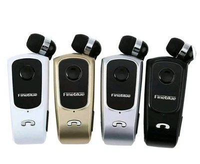 AURICOLARE CUFFIE BLUETOOTH RETRATTILE WIRELESS CLIP VIBRAZIONE iOS ANDROID F920 - Immagine 1 di 3