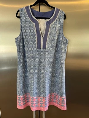 Vestido Cabana Life X Talbots Talla 2X Floral Sin Mangas Escote en V Dividido Foto 1 de 4