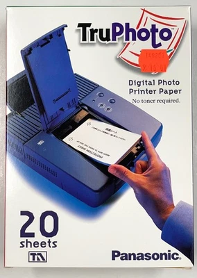 Panasonic TruPhoto digital print paper, 80 Sheets. - Image 1 of 3