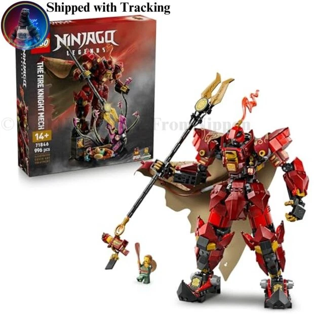 LEGO Ninjago Fire Knight Mech 71846 Building Toy Robot Set Japan Exclusive - Image 1 of 4