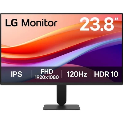 LG 24U411A-B Full HD 23.8 Inches Monitor Black - Image 1 of 4