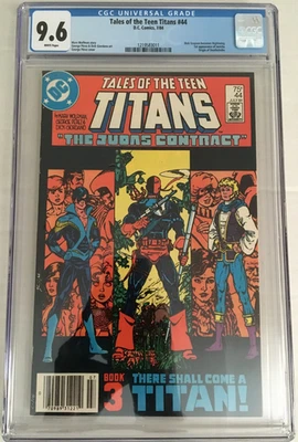 Tales of the Teen Titans #44 D.C 1st App Nightwing & Jericho CGC 9.6 NEWSSTAND! - Image 1 of 2
