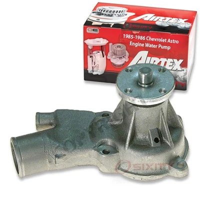 Bomba de agua del motor Airtex para Chevrolet Astro 1985-1986 2,5 L L4 refrigerante kj Foto 1 de 4