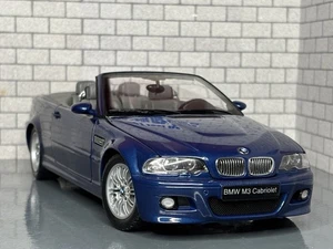 1:18 *BOXED* KYOSHO BMW M3 Cabriolet (Blue) LHD MODEL CAR! *3 Series* 08505BL ! - Picture 1 of 13