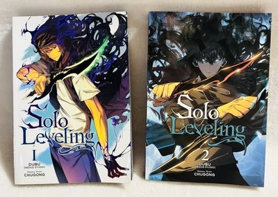 Solo Leveling Vol. 1 & 2 Manga Dubu Chugong Yen Press Full Color-Mint - Image 1 of 4