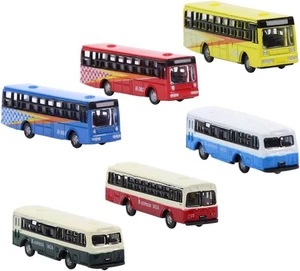 BS150 6 piezas Modelo de Autobuses Diecast Coche Escala 1:160 N Diseño de Paisaje Callejero Ferrocarril... - Imagen 1 de 7