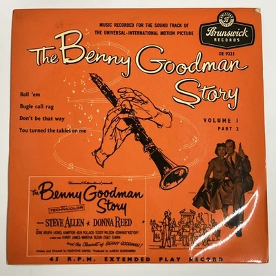 The Benny Goodman Story - Volume 1 Part 2 - 1955 Decca 7" VInyl EP Jazz Foto 1 de 4