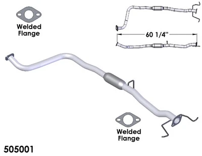 Выхлопные и задние трубы для Ford Aspire 1994-1997 годов выпуска - Изображение 1 из 2