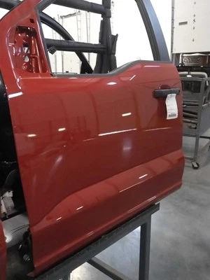 2023 Ford F150 Pickup Front Left Door Orange 718878, 24000 Mi, Used - Image 1 of 4