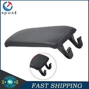 Lid Cover Leather Armrest Center Box Console Fit For 04-08 Audi A4 S4 B7 Black - Picture 1 of 11
