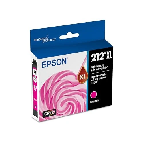 EPSON 212 CLARIA INK HIGH CAPACITY MAGENTA CARTRIDGE T212XL320-S - MAGENTA - Image 1 of 4