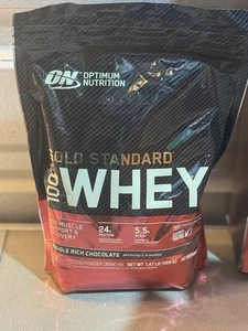 Optimum Nutrition Gold Standard 100% Whey - Double Rich Chocolate, 1.4 Lbs 10/25 - Picture 1 of 3