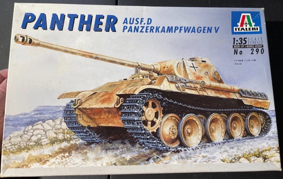 ITALERI 290 Panzerkampfwagen V PANTHER ausf.D scala 1/35 - Immagine 1 di 1