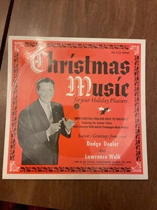 DODGE DEALER CHRISTMAS MUSIC for your Holiday Pleasure - 1958 7" 33 RPM (EX) - Picture 1 of 2