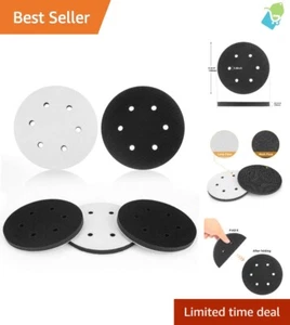 Durable 6'' Hook and Loop Interface Pads - 5 Pack for Woodwork and DIY Projects - Picture 1 of 9
