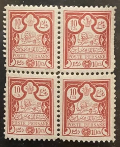 1891, Block f 4, 10 Shahis stamps, MNH, Very Fine - Picture 1 of 2