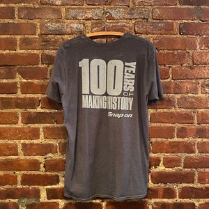 Snap On Tools T Shirt Mens Large Gray 100 Years of Making History Workwear - Bild 1 von 10