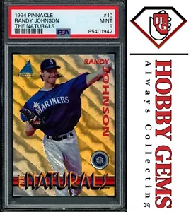 Randy Johnson PSA 9 1994 Pinnacle The Naturals #10 - Bild 1 von 2