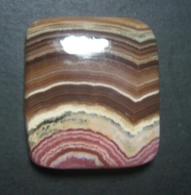 Piedra preciosa natural suelta de cabujón de rodocrosita forma baguette 35,40 quilates H 3700 Foto 1 de 4