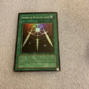 Yu-Gi-Oh Swords of Revealing Light LOB-101 Unlimited Edition Super Rare Holo NEW - Picture 1 of 6