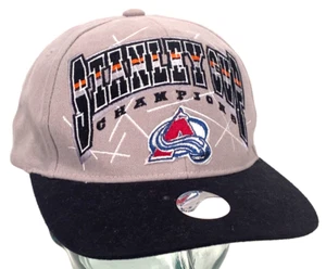 Vtg Colorado Avalanche Stanley Cup Champions 1996 Hat-Snap Back-NHL - Picture 1 of 7