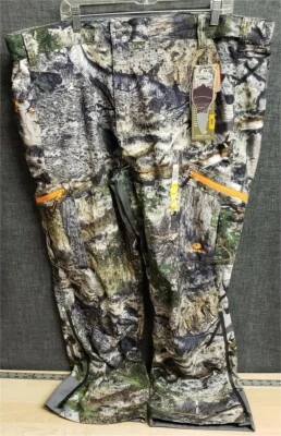 Mossy Oak Scent Factor Pants Mens 2XL Brown Camo Break Up Country Ankle Zip - Image 1 of 4