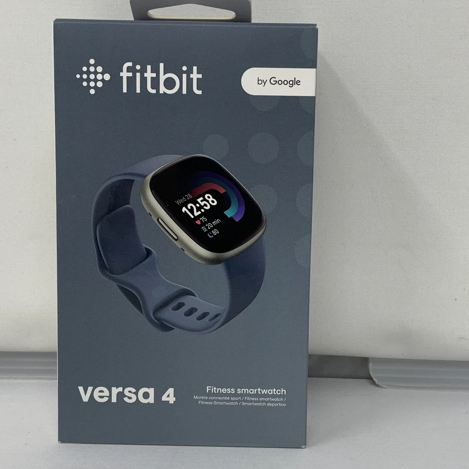 Fitbit Versa 4 Activity Tracker - FB523SRAG-US (Blue)