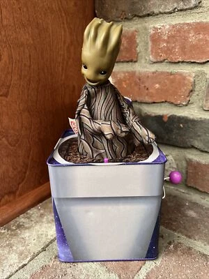 Marvel Guardianes de la Galaxia GROOT, púrpura/gris/gris Jack en la caja (2017) Foto 1 de 4