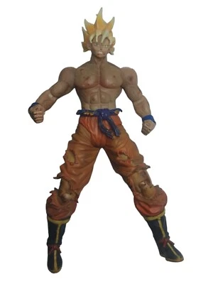 DBZ Movie Collection Battle Damaged S.S Goku Figure Specialty Dragon Ball Z  - Image 1 of 3