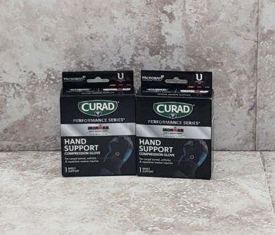 Guante de compresión 2 Curad soporte manual Ironman Performance Series universal OSFM Foto 1 de 4