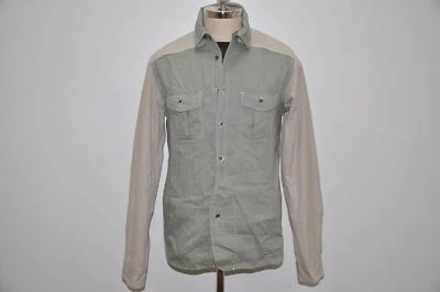 Camisa Informal Nigel Cabourn Hecha en Japón 100% Algodón Dos Tonos 50 L Foto 1 de 4