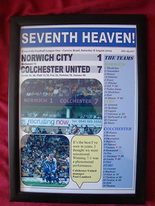 Colchester United 0 Tottenham Hotspur 0 - Copa EFL 2019 - impresión de recuerdo - Imagen 1 de 2