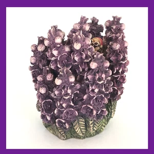 Lord Byron's Harmony Garden Purple Snapdragon Harmony Kingdom 1998 Schmuckschatulle - Bild 1 von 9