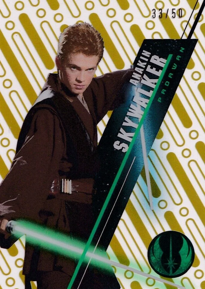 Topps 2016 Star Wars High Tek Gold Rainbow Foil #/50 SW-14 Anakin Skywalker - Image 1 of 1