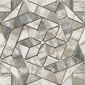 22 1/4" x 22 1/4" Tile Medallion Inaly - MSI Bernini tile series - Picture 1 of 2