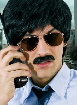 Schnurrbart Detective - 6 Farben - Professioneller Oberlippenbart in - Bild 1 von 4