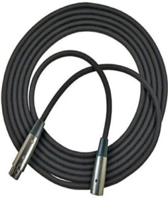CAD 25 ft. cable terminated with professional 3-pin connectors XLR-M x XLR-F Foto 1 de 2