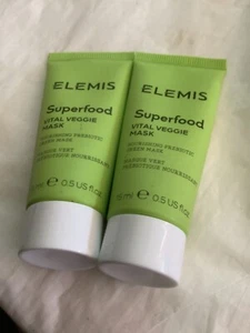Elemis Superfood Vital Veggie Hydrating Face Mask 15ml Travel Size Sealed 🥬x2 - Picture 1 of 1