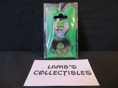 Pin Stitch Disney Walt Disney Imaginer Día de San Patricio 2013 LE 250 Olla de Oro Foto 1 de 3