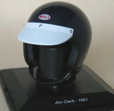 SPECIAL ED. NEW 1:5 Casco Helmet F1 - JIM CLARK 1963 W.C. SPARK no Minichamps - Immagine 1 di 4