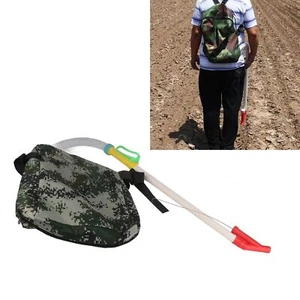 Beans Planter Flexible Handle Manual Fertilizer Spreader with Bag - Picture 1 of 12