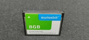 SWISSBIT CF8GB SCHEDA CF 8G SFCF8192H2BU2TO-I-QT-527-STD serie 8G larghezza temperatura - Foto 1 di 1